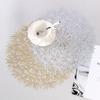 Placemat Elegant Tablemats Dandelion Flower Shape Placemats PVC Place Mats For Kitchen Dining Table Holiday Party