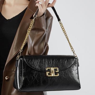 Sac pour femme en cuir ciré à l'huile tendance, nouveau sac polyvalent pour les déplacements, sac de mère, sac à bandoulière