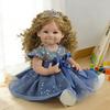 22" Realistic Talking Reborn Silicone Doll - Dress-Up Game for Girls Birthday Gift