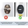 Car Door Lock Buffer Shock Absorber Silicone Cushion Universal Car Door Closing Sound Deadener Damper Antirust Protective Covers Interior Mirrors 6