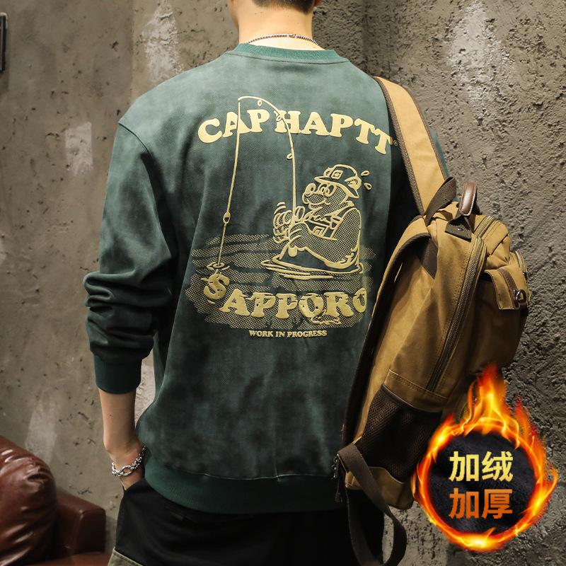 Модный брендовый флисовый свитер для мужчин — фото 9