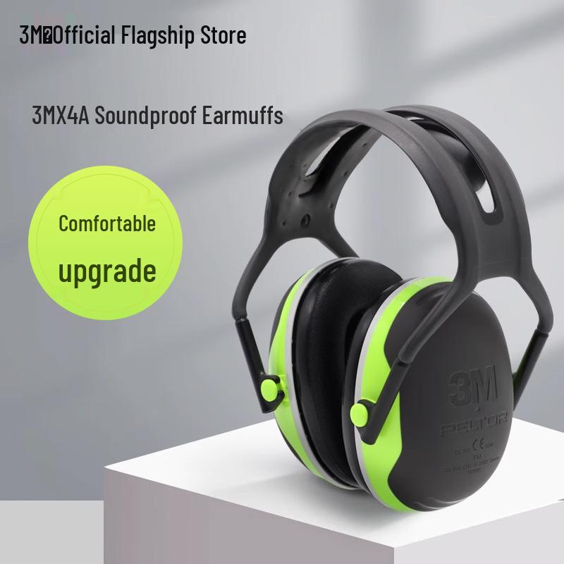 3M X5A Professional Noise-Canceling Over-Ear Earmuffs for Sleep and Study