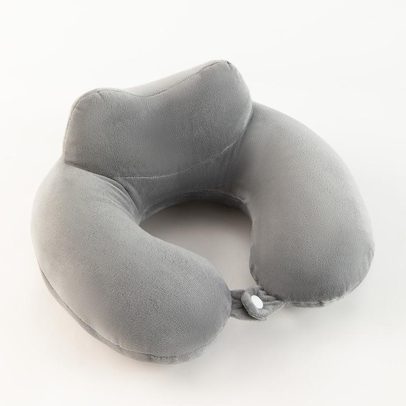 U-Shaped Neck Support Pillow with Custom Logo for Travel, Car, Airplane, & Office Naps
