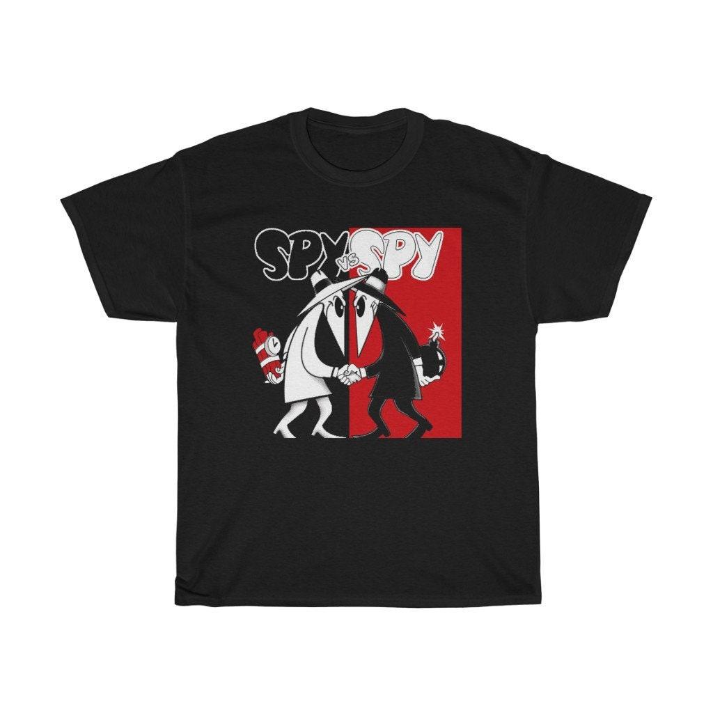 Spy vs Spy Black T-Shirt Size S to 5XL