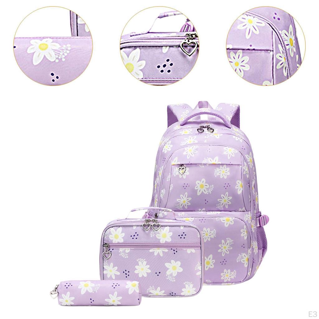 Backpack with Lunch Box & Pencil Case Multi