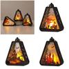 Halloween Lanterns Hanging Decors Witch Pumpkin Castles Pattern Handheld Lamp For Holiday Party Desktop Decoration Gift