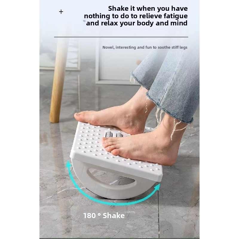 Office Footstool Luxury Plastic Footrest For Adults Antioverlapping Leg Support