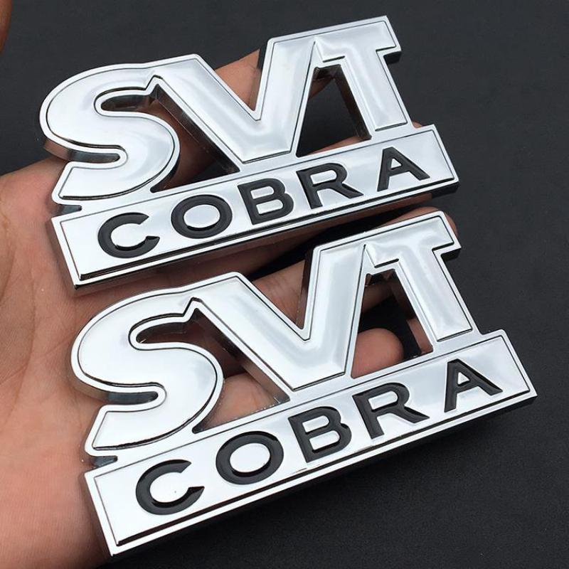 Car Modified SVT Car Logo Raptor Pickup Truck Sticker Body Car Logo Car Modified Letter Logo for F150