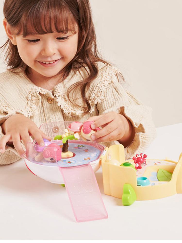 

[toytron] Haap Wobbling Baby Turtle Kkomuli s Interactive House Playset