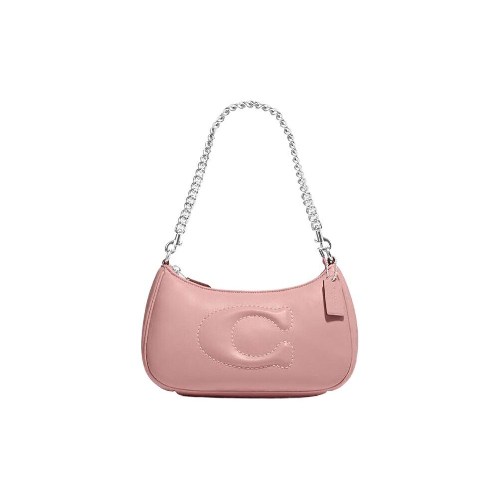 Coach CJ608-SVLP Leather Crossbody Bag for Women, Luxury Designer Shoulder Bag Daily Casual Basic Set (Bag+Dust Bag)