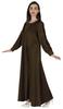 Bimba Women's  Abaya  Islamic Prayer Dress With  Hijab Scarf  Cuff On Sleeve  Muslim