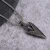 Retro Norse Mythology Pirate Celtic Weapon Spearhead Pendant Necklace Men\\'s Punk Hip-Hop Trend Jewelry