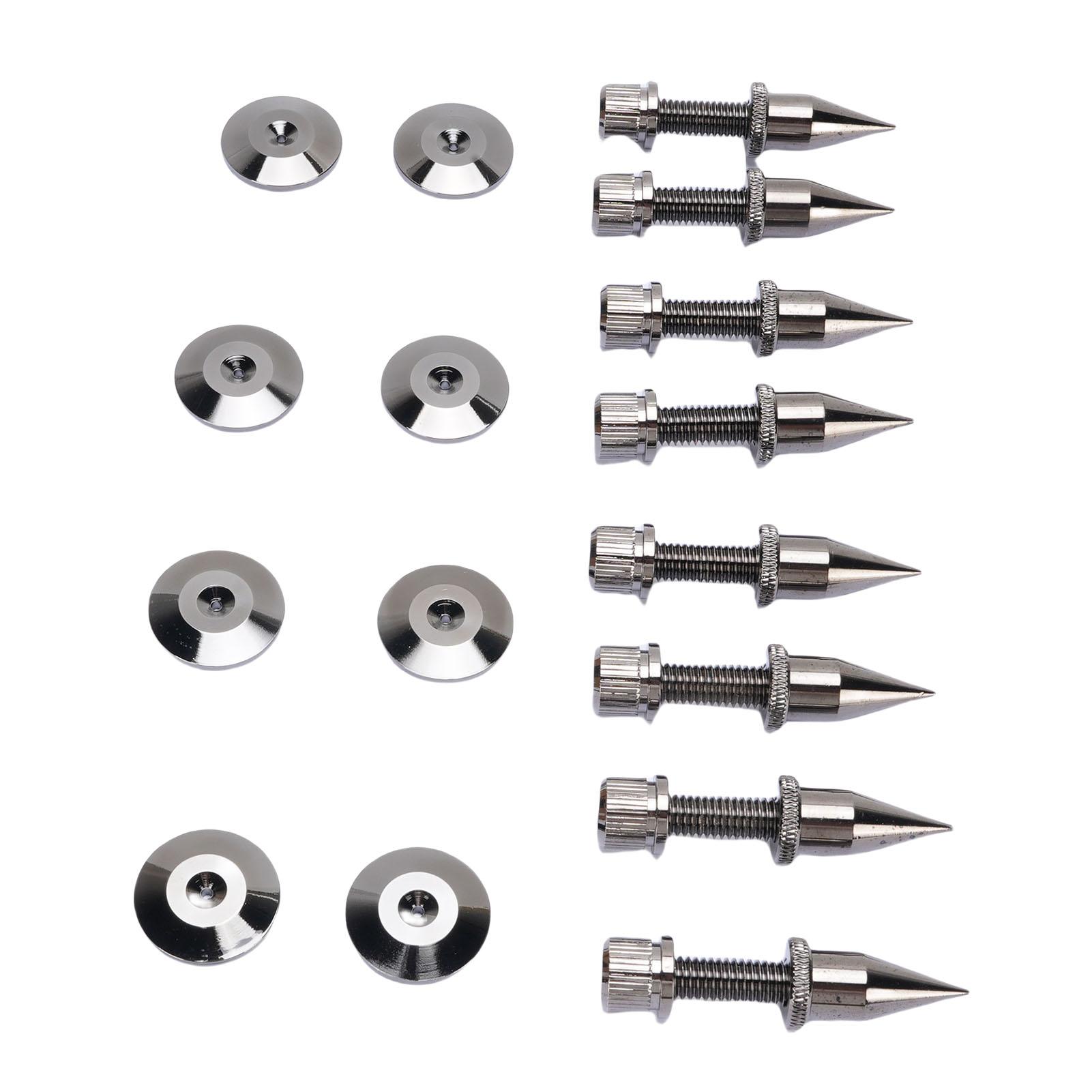 

Набор из 8 штук подкладок-шипов для колонок, противоударные, регулируемые, медные изоляционные ножки-подставки для усилителя, CD/DVD-проигрывателя