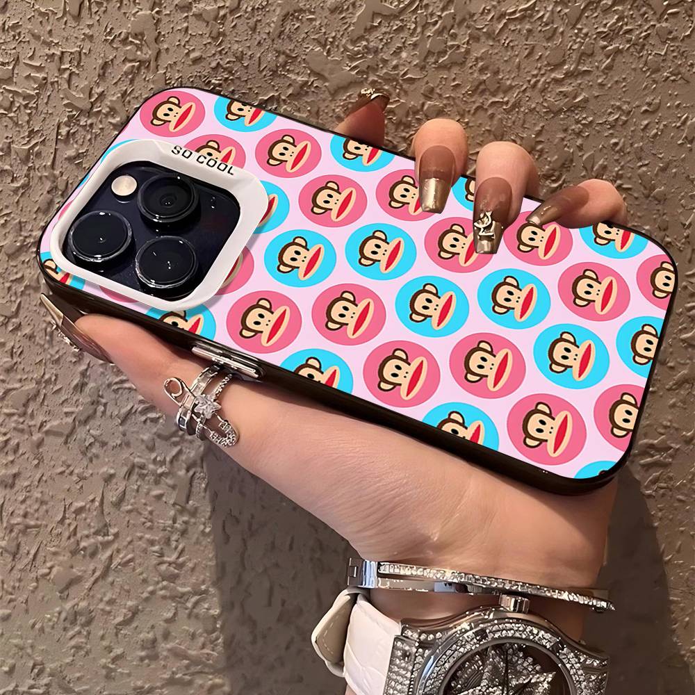 Classic P-Paul F-Frank Logo Phone Cases For IPhone 17 16 15 14 13 12 11 Plus Pro Max Pro Color Matte Cover