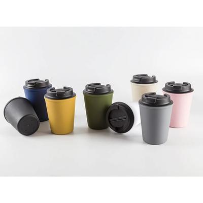 Reusable Food Grade Double Wall 350ml 12oz PP Plastic Coffee Cup Travel Coffee Cup Mug