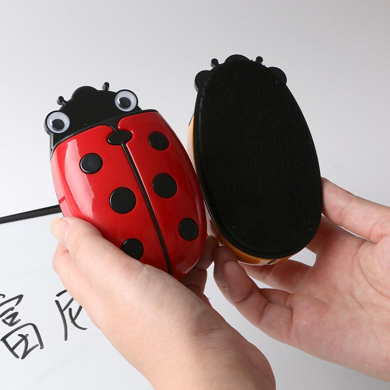 Cute Ladybug Fridge Magnetic Storage Box Eraser Whiteboard Pen Organizer Save Space Magnet Kitchen Container Holder