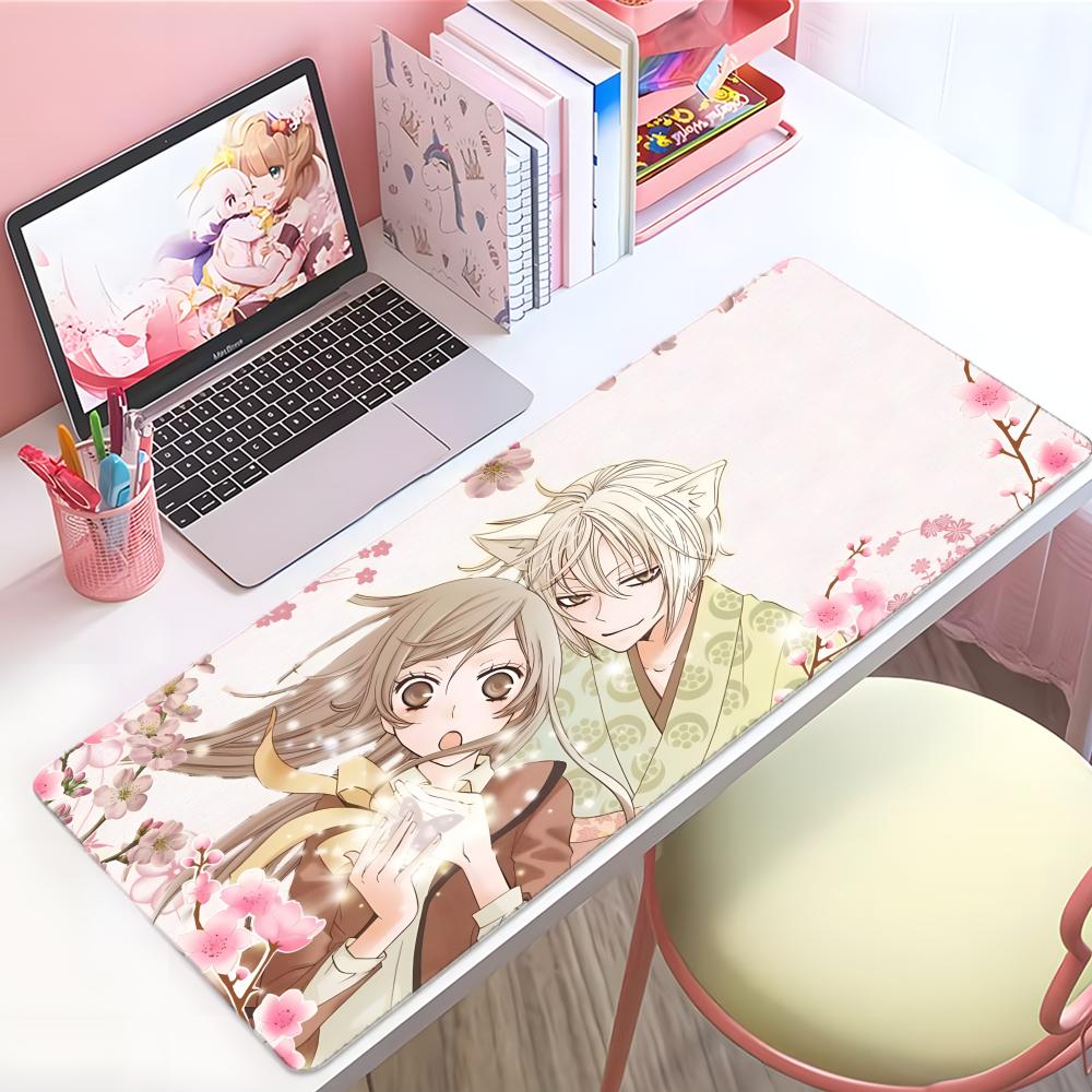 Animation Romantic Kkamisama Kiss Mouse Pad Large Thick Desk Pad Stitched Edges Gaming Mouse Mat For Pc