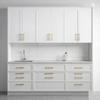 Modern Style Cabinet Handles Brushed Nickel Finish Furniture Handles  For Dresser Cabinet