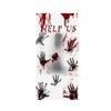 Halloween Zombie Handprint & Ghost Claw Wall Stickers for Halloween Decoration