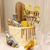Funny Birthday Glasses, Creative Happy Birthday Party Decor, Cake Topper Decorations for Kids Birthday Party Cake Decor