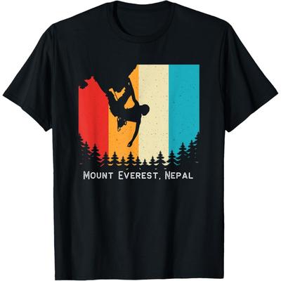 T-shirt vintage Mont Everest, Népal Escalade de rocher Bloc