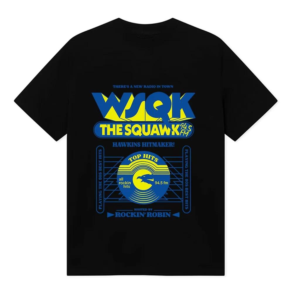 

WSQK The Squawk 94.5 FM Tshirts Beam Me Up Tshirts Place Sucks Graphic Print T-shirt Cotton Short Sleeve Male Tees Streetwear XXXL дубильна кора