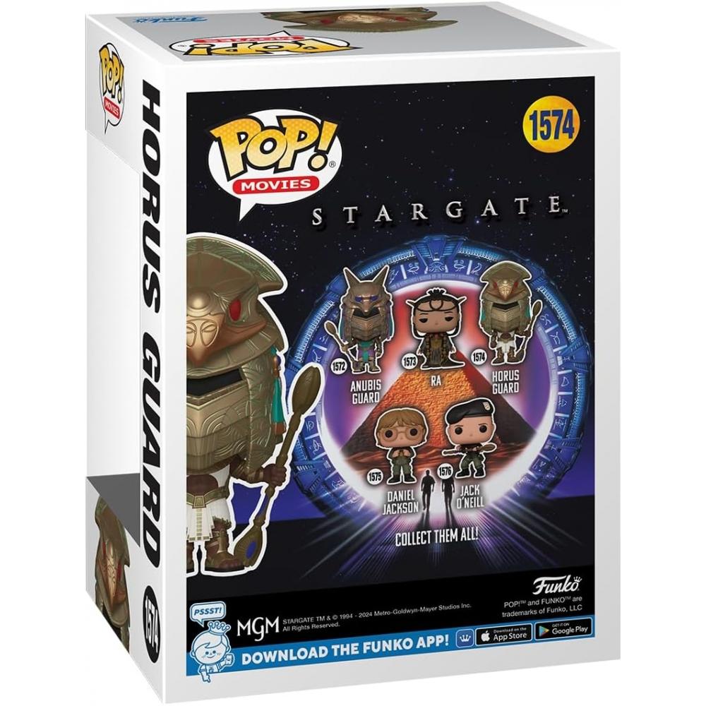 Funko Pop  Movie  Stargate Horus Soldier Guard  Metallic  Collection Vinyl Figur