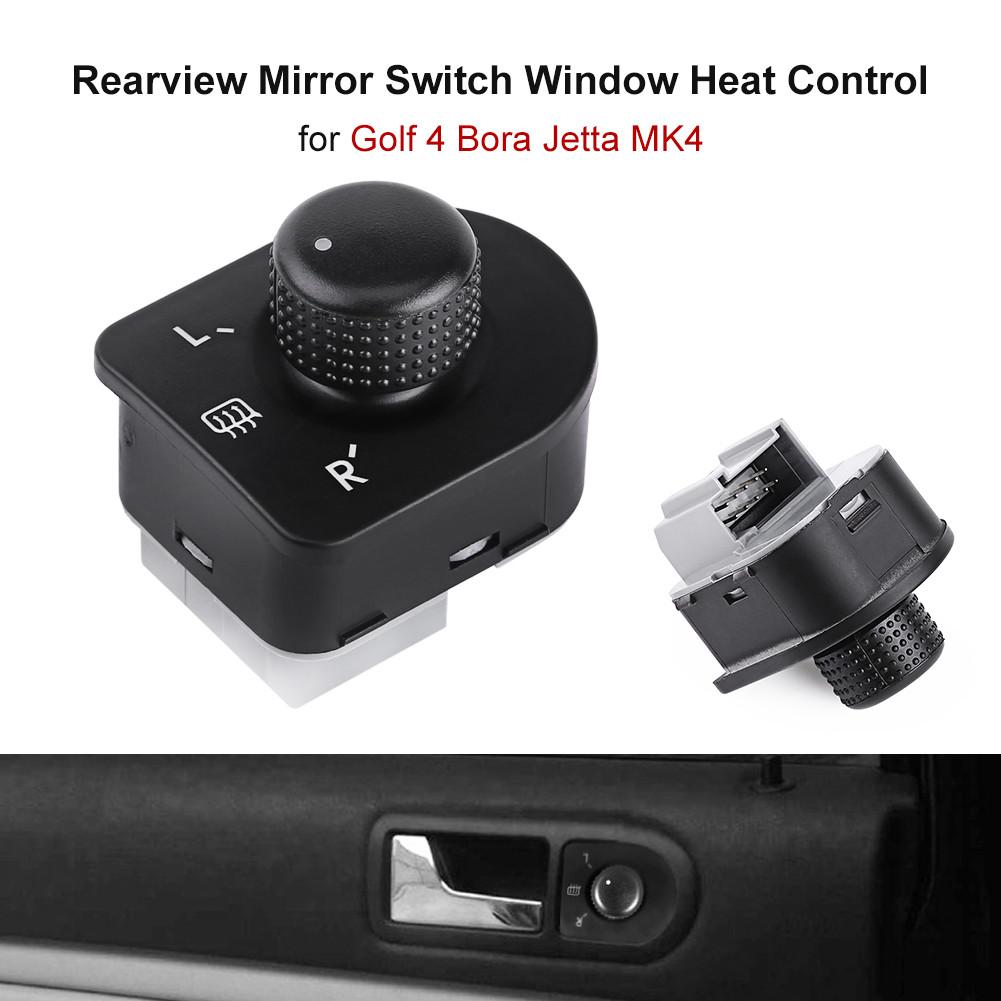 Car Driver Rearview Mirror Switch Window Heat Control for 4 Bora MK4