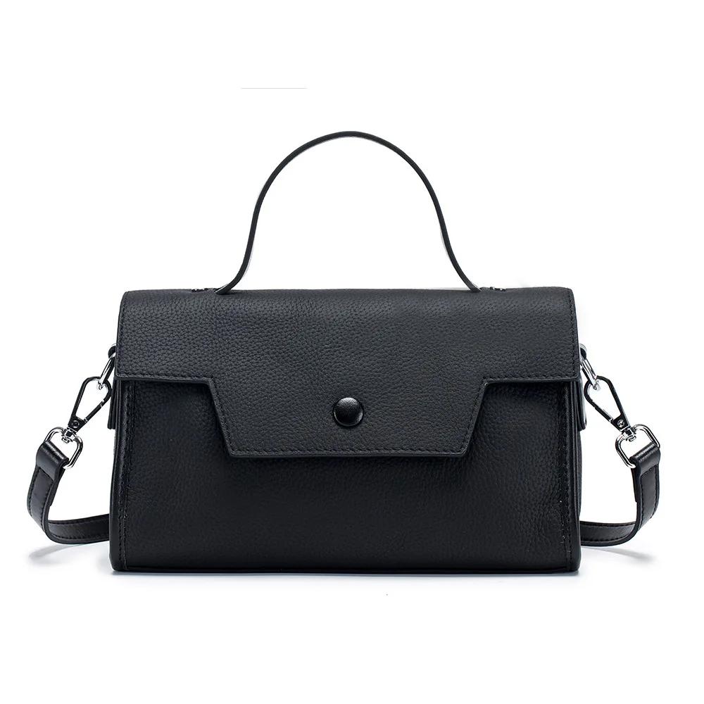 Real Leather Fashionable Women's Bag, High-end Handbag New Commuting Shoulder Bag, Women's Niche Crossbody Bag, Small Square Bag