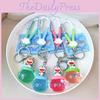Doraemon Floating Bottle Keychain Cute Acrylic Material Ideal For Car Or Backpack