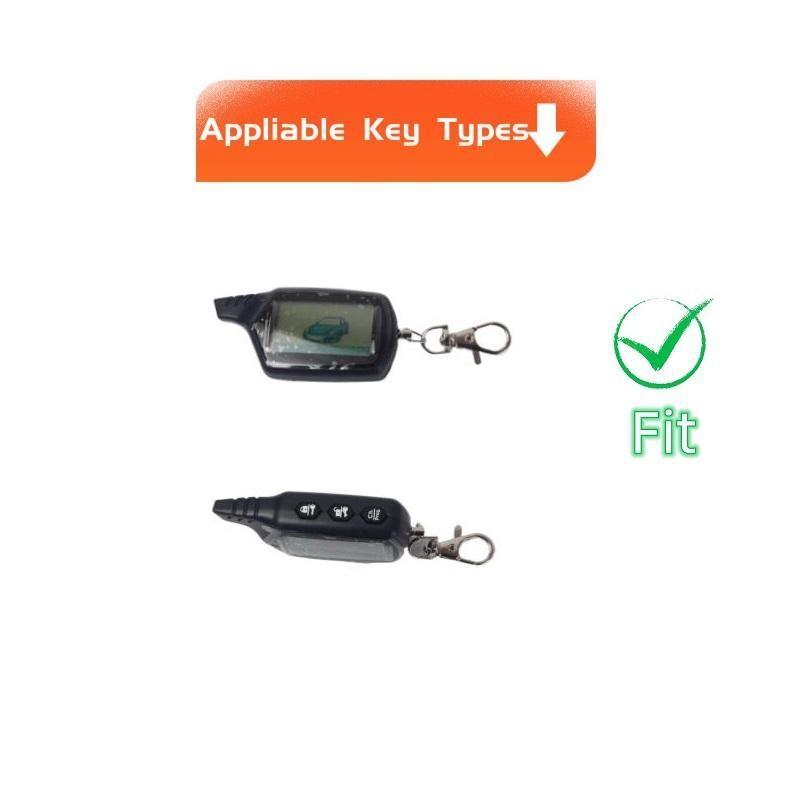Key FOB Cover For Starline B9 B91 B6 B61 A91 A61 V7 Russian Two Way Version LCD Alarm Key Case Cover