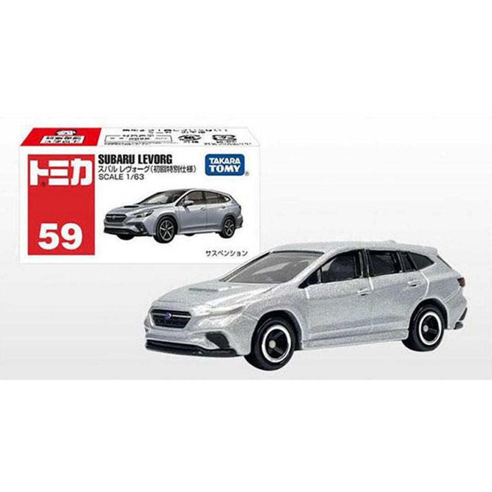 Tomica Nr. 59 Subaru Levorg Diecast Minibil (Første utgave)