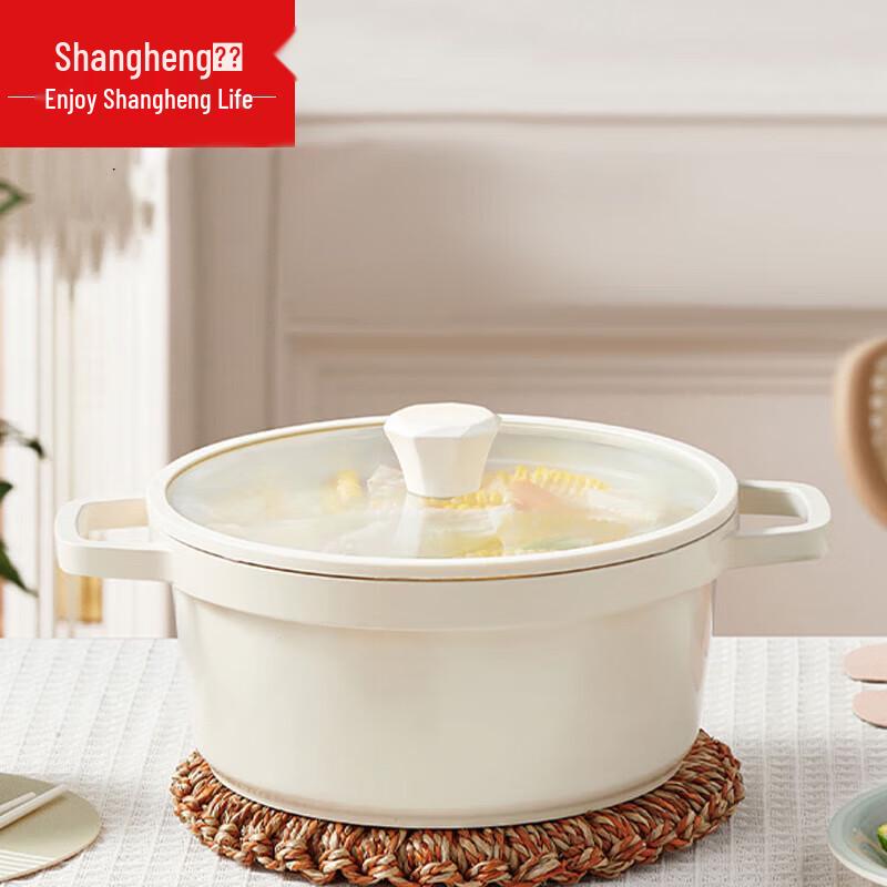 Shangheng 24cm 304 Stainless Steel Universal Cooking Pot
