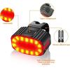Ciclismo Bicicleta Farol Traseiro Bicicleta LED À Prova D'Água Luz Do Carro USB Recarregável Lanterna Brilhante Equipamento De Passeio Noturno