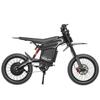 Bibuff GT600 Elektrisches Offroad-Fahrrad 7500W Spitzenmotor 19" Reifen Elektrisches Mountainbike 72V 30Ah Hydraulische Bremsen Höchstgeschwindigkeit 80 km/h Grau