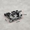 VW GTI GOLF 2026 Caliente Para VW VOLKSWAGEN Emblema de Logo GT Sport 3D ABS Insignia de Rejilla Frontal de Coche Para Volkswagen VW Polo Golf 5 MK5 Pass