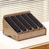 Boîte de rangement pour cartes de visite multi-compartiments grande capacité pour bureau et hôtel