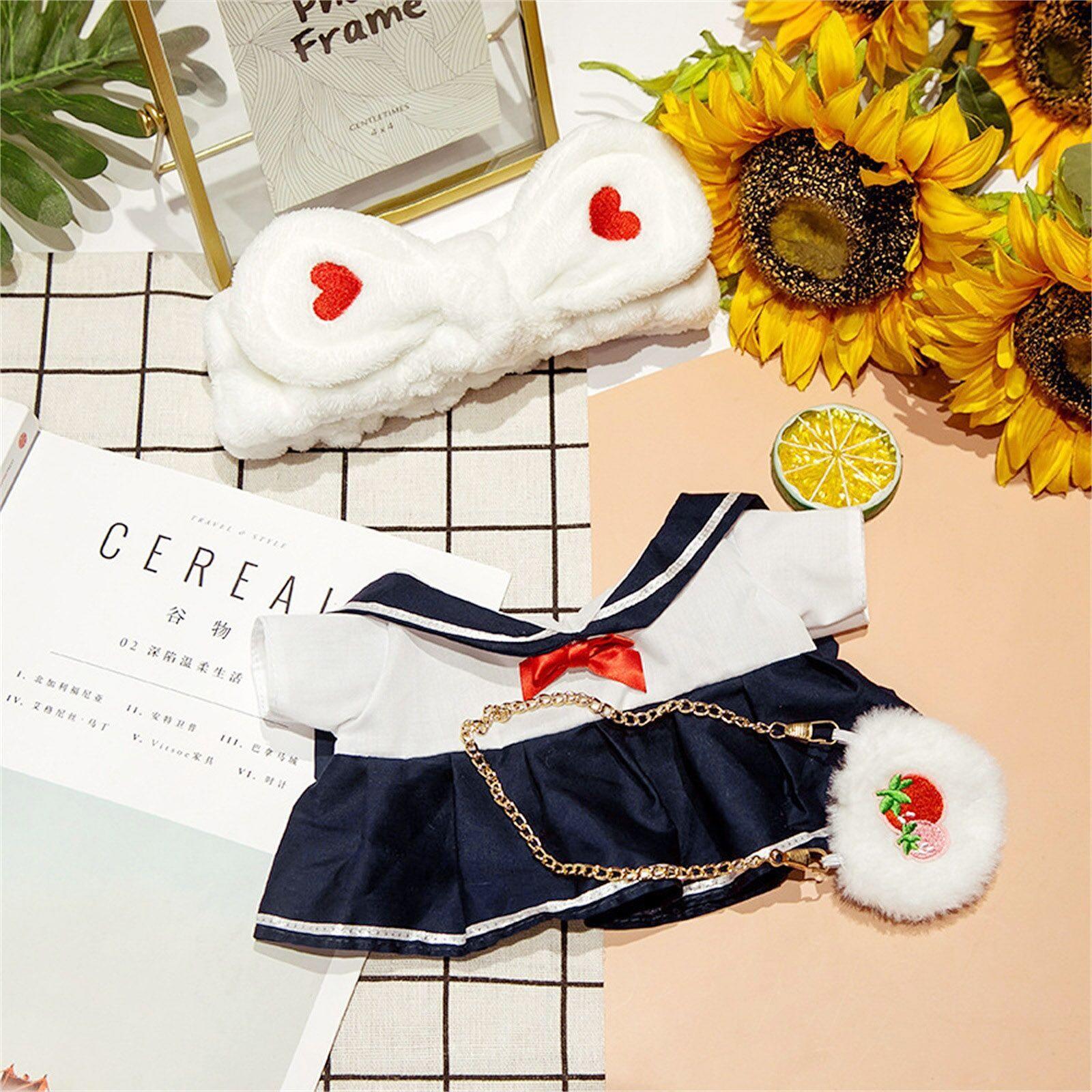 

(H0826)30 см аксессуары для кукол D-uck плюшевая кукольная одежда Кукольная одежда съемная одежда шляпа костюм аксессуары для плюшевых игрушек