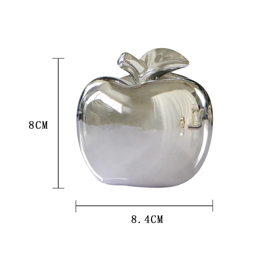

1Pcs Ceramic Ornament Festive Desktop Decor Xmas Home Decoration Lovely Holiday Party Supply Exquisite Porcelain Adorn срібний