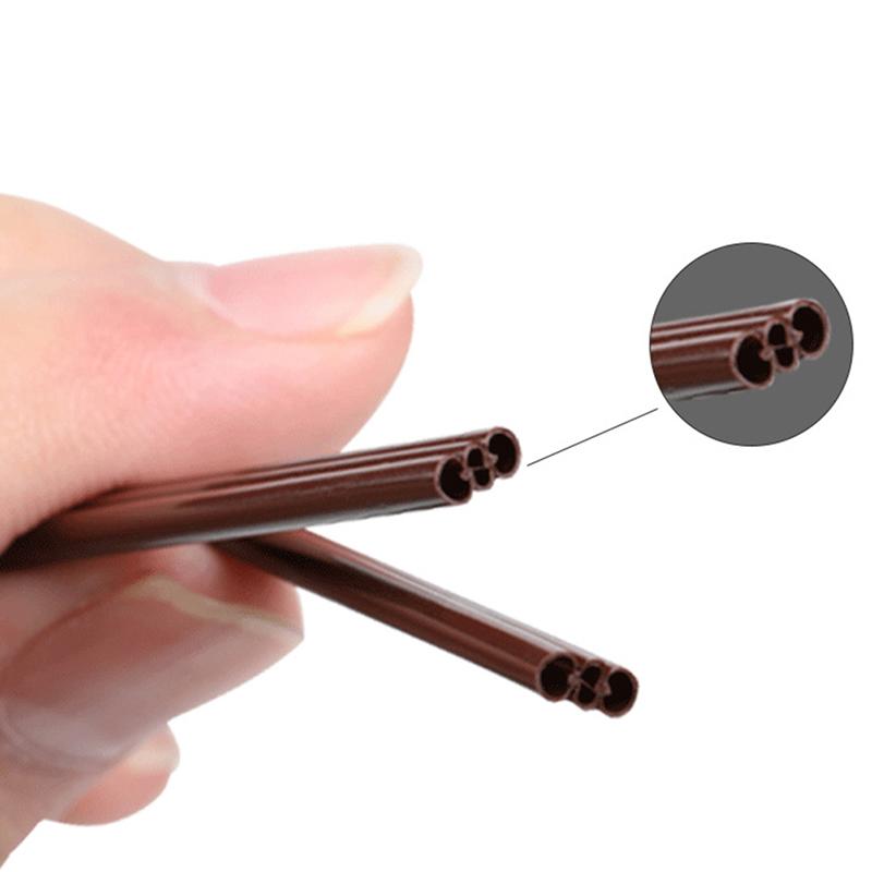 100 Buc 18Cm Plastic de Unică Folosință Design cu 3 Găuri Batoane pentru Amestecat Cafea Petrecere de Ziua de Naștere Nuntă Paie pentru Băut Cocktail Consumabile Accesorii Bucătărie