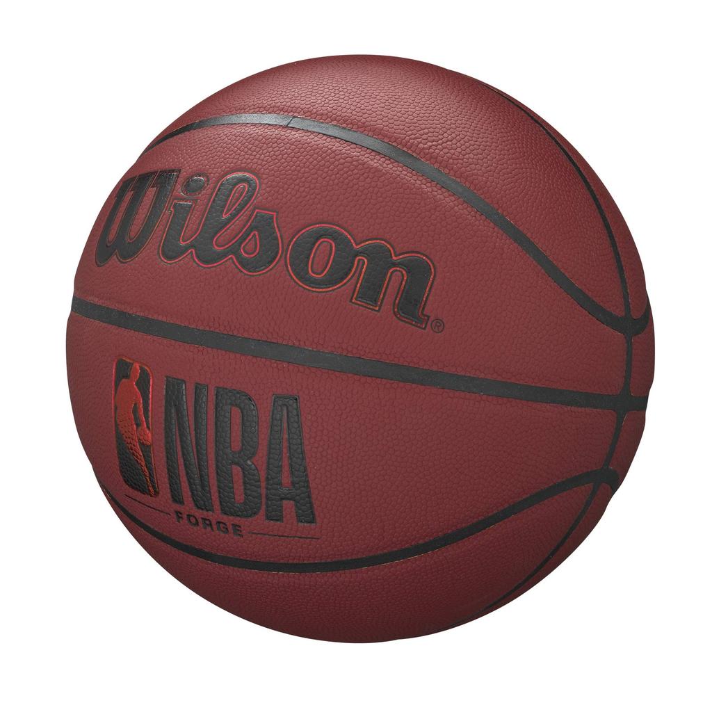Wilson NBA FORGE Basketball Größe 6 Durchmesser Crimson WTB8201XB06, Für den Innen- und Außenbereich, / Ca.. 23,2cm,