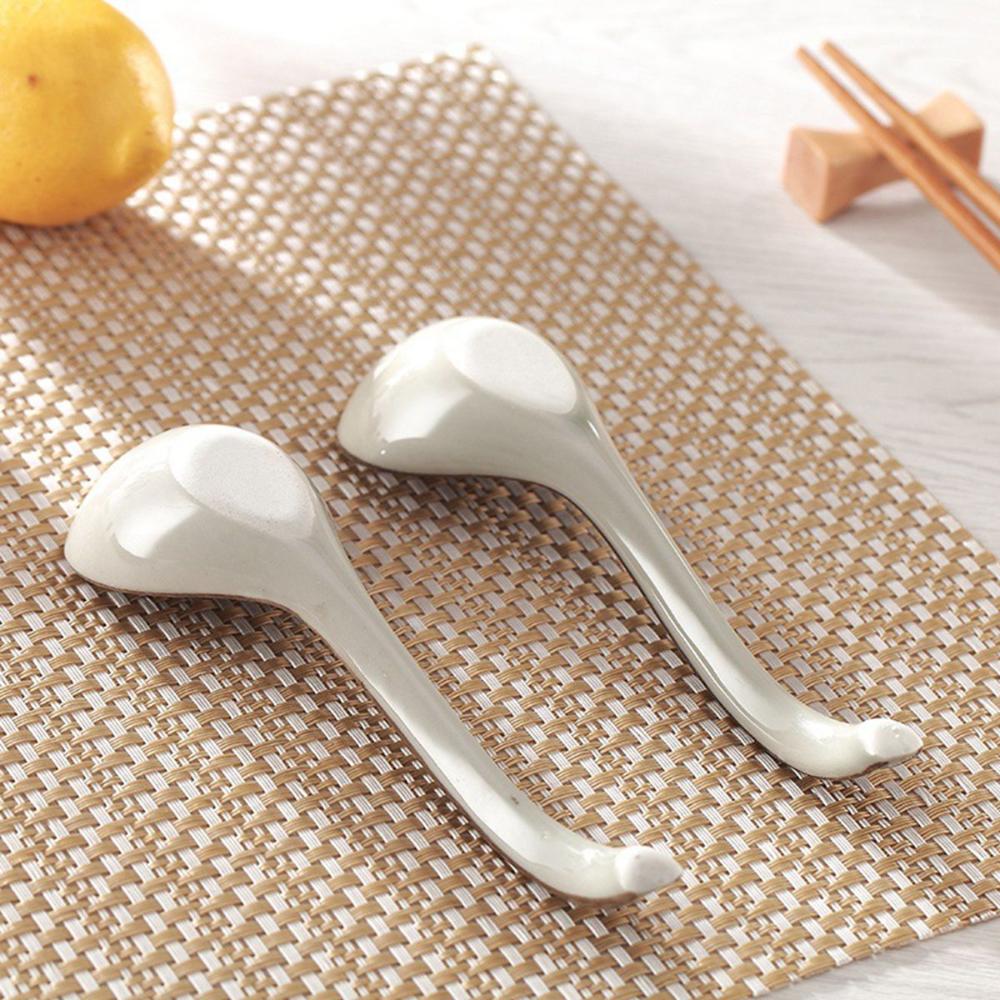 Erwachsene Keramik Geschirr Essen im japanischen Stil Küche Utensil Geschirr Suppe Löffel Besteck