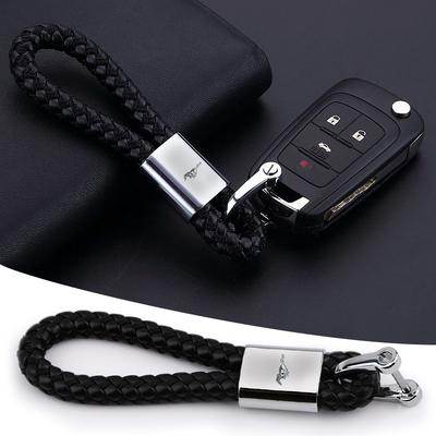 1pc Metal Car Key Chain Key Ring Key Lanyard Car Emblem Styling For Mustang Universal Big Size Mustang Shelby GT Car Accessories