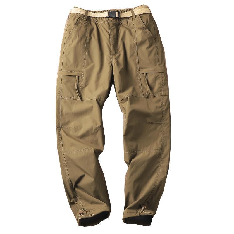 Men's Winter Plus Velvet Waterproof Windproof Ski Pants with Quick-Dry & Multi-Pocket Design