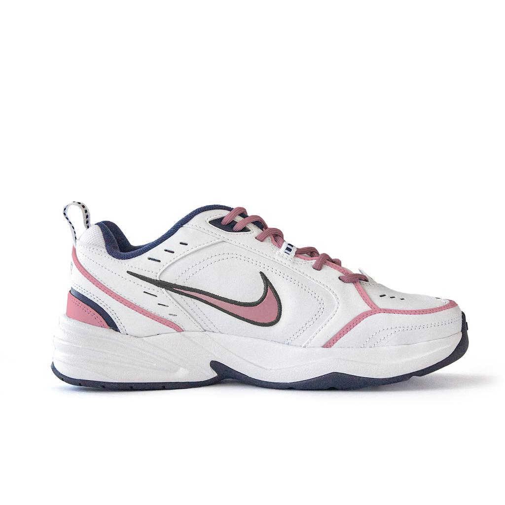 Nike Air Monarch 4 Truthahn Kaffee, Dingduo Rutschfest Abriebfest Niedrig geschnitten Klobige Sneaker Unisex Weiß 415445-102 (Team746-)