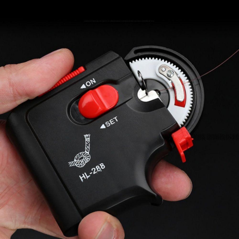 Line Tying Fishing Hook Tier Machine Battery Operated Hooks Tying Tools  Fishing Tackle