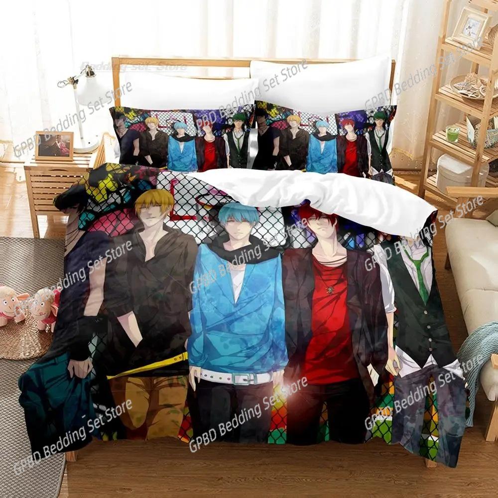 Cartoon Kuroko's Basketball 3D Bedding Set Duvet Cover Pillowcases Single Twin Full Queen King Size Home Decor Quilt Boys Gift