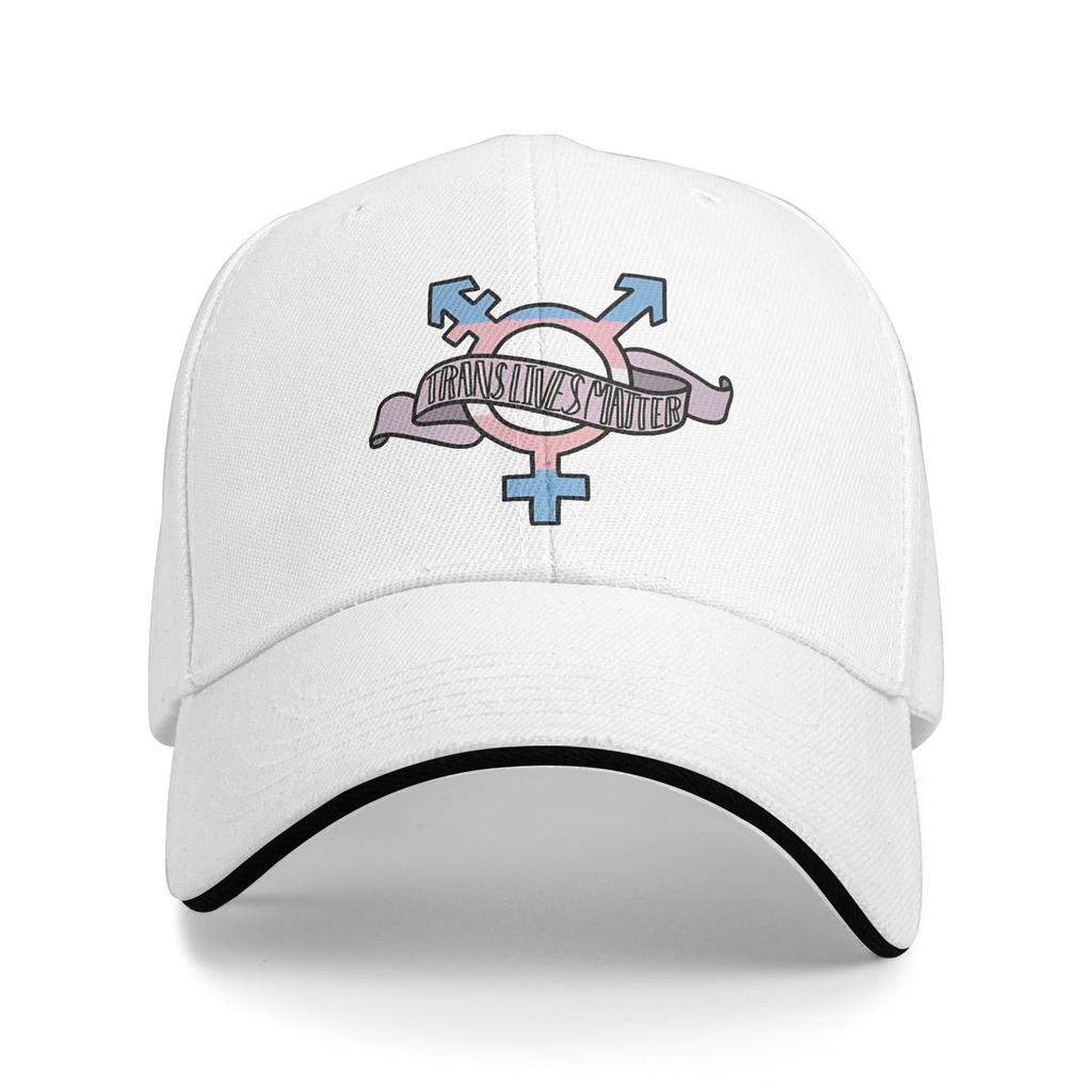 Transgender Pride LGBTQ Baseball Caps Casual Trans not Threat Sandwich Hats Unisex Polyester Caps Hat Outdoor