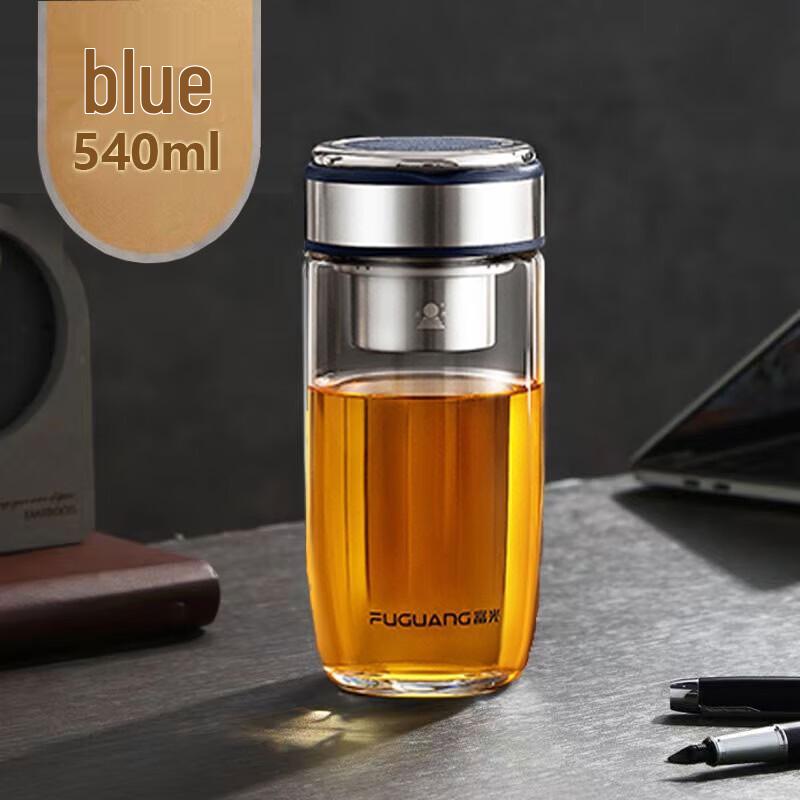 FUGUANG Portable Glass Water Bottle