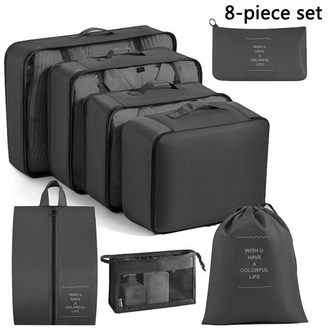 Reisset Opbergzakken Kleding Digitaal Toiletartikelen Schoenen Organizer Tas Studentenhuizen Kledingsorteerzakken Packing Cubes